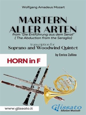 cover image of Martern aller Arten--Soprano and Woodwind Quintet (French Horn in F)